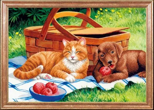 Grande sconto | “Picnic”. Schema ricamo a perline