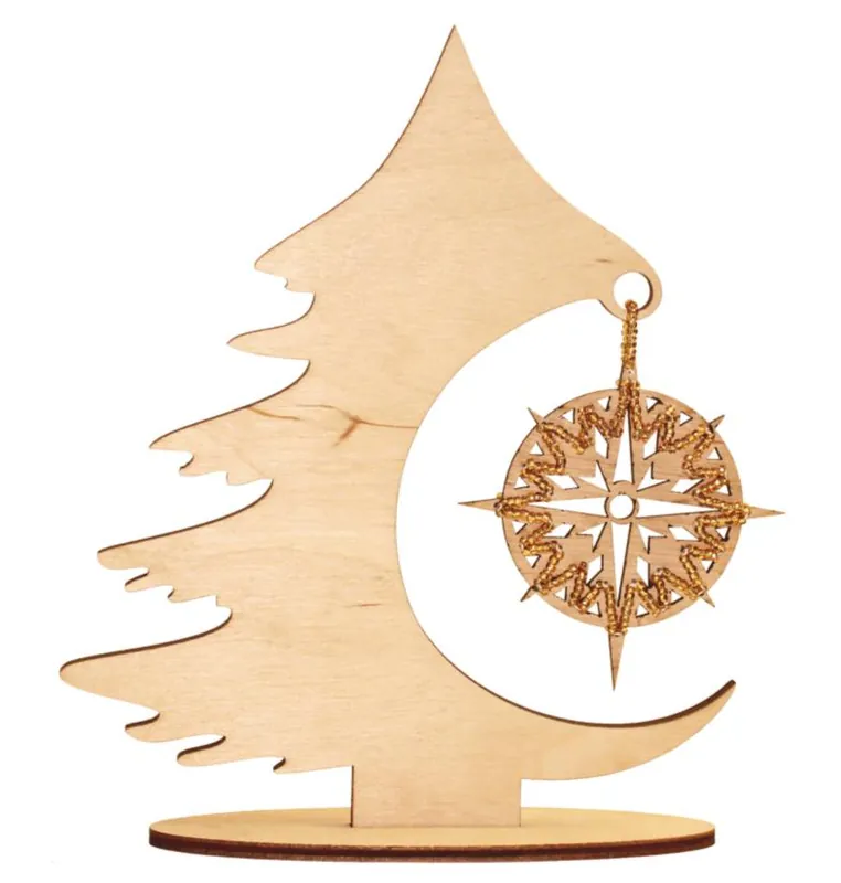 Fine serie - “Albero di Natale con stella”. Decorazione di Natale