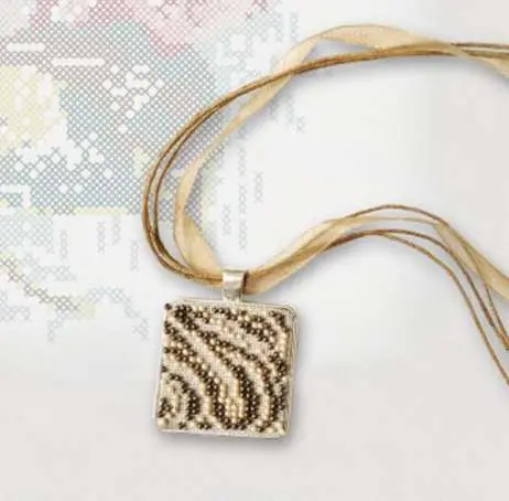 “Sandy”. Kit-Collana ricamo a perline - Offerta imperdibile
